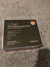 HARVEYS Love Your Table and Cabinet Kit - Care for furniture Leather Glass Wood
