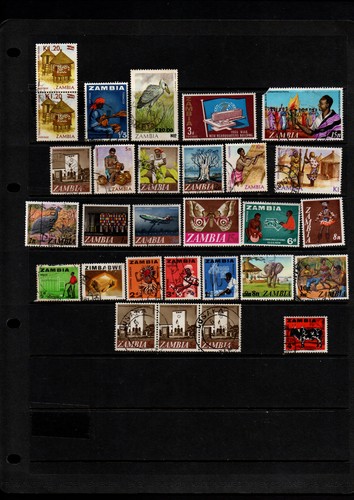 Stamps zambia 26 - , different
