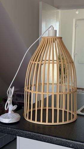 Modern rattan bamboo pendant - modern, rattan/bamboo