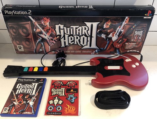 Ps2 boxed guitar hero gibson - guitar,
