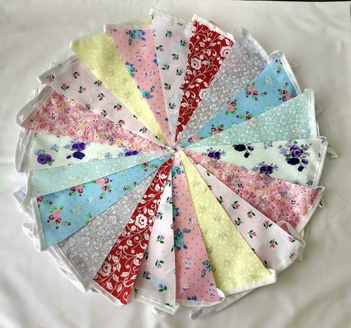 Clearance fabric bunting 80ft - bunting,