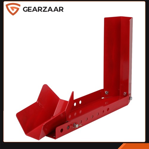 Red motorcycle wheel chock - red,