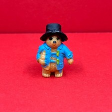 Vintage Paddington Bear Black Hat Standing Mini Pencil Topper Toy Figure 1970s