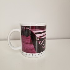 STARBUCKS LONDON UK PARK BENCHES PURPLE  COLLECTOR SERIES CITY Coffee Tea Mug 