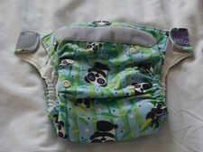 Bambino Mio Reusable Nappy One Size Eco Nappies Pandas Lined
