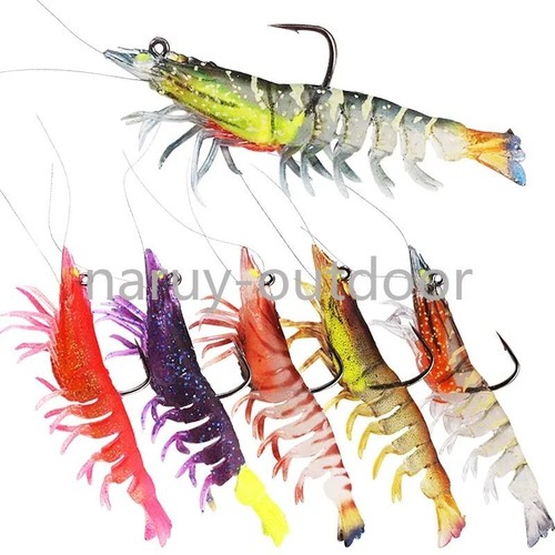 3pcs large glow - 3pcs, shrimp