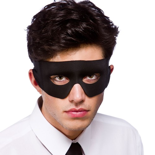 Adult moulded superhero mask - adult,