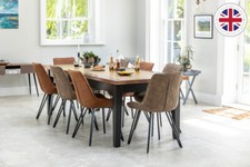 METAL EDGED DINING TABLE ZINC OR COPPER EDGE RESTAURANT TABLE