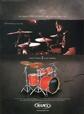 2007 Print Ad of Mapex M Birch Rock Drum Kit w Mike Novak Every Time I Die