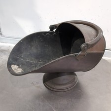 ANTIQUE COPPER COAL SCUTTLE