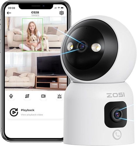 Dual lens 360 wifi indoor - lens, 360°