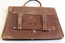 Vintage leather Music Case /