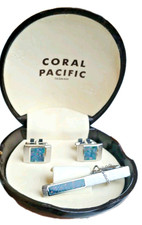Vintage men cufflinks tie - cufflinks,