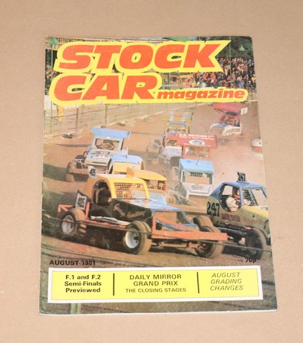 Stock car magazine august - car,