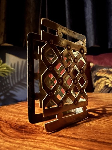 Antique brass lattice - brass,