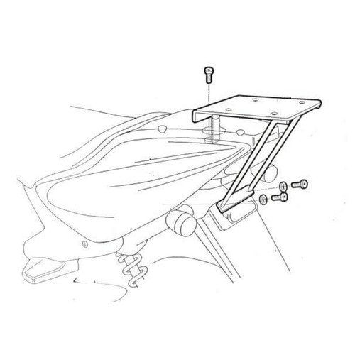 Fixings top shad - shad, yamaha