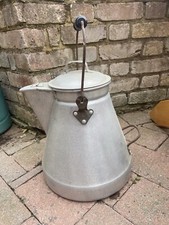 11 Qts Antique Wear-Ever Metal Water Carrier Canal Barge Farm No 4711 Cowboy pot