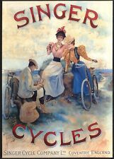 Modern Postcard: SINGER CYCLES