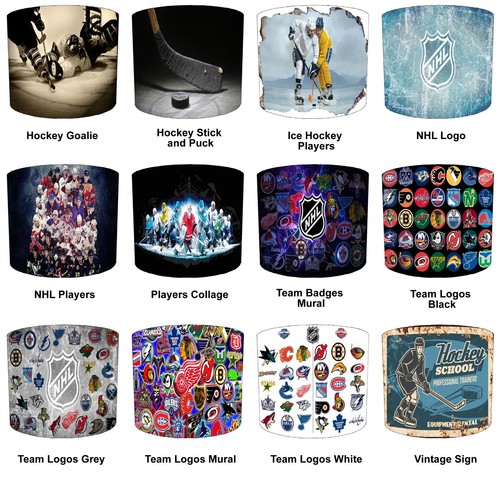 Ice hockey lampshades ceiling - ice,