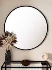Black Round Metal Modern Wall