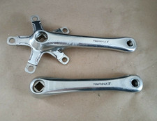 Takagi Tourney XT Crank Arms 170mm Triple Silver 110/74mm BCD Retro MTB Vintage
