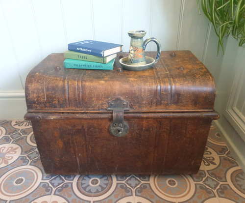 Antique tin steamer - antique,