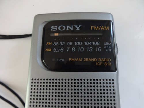 Silver sony icf s10 mk2 - sony,