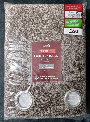 Dunelm thermal luxe - dunelm, textured