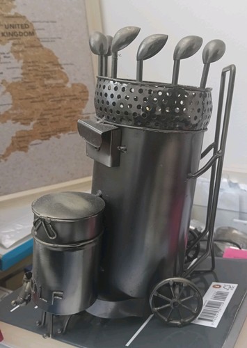Golf bag wine - wine, holder