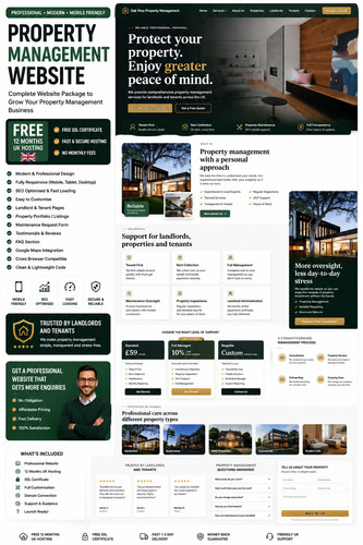 Property management website - property,
