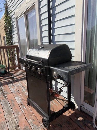 Burner gas grill with side - 4-burner,