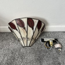Tiffany Style Leaf Wall Light