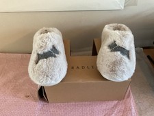 Radley Slipper Size 5 38 Super Cosy Embroidery Brand New Boxed Gift Lady