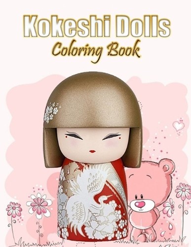 Kokeshi dolls coloring - dolls, a
