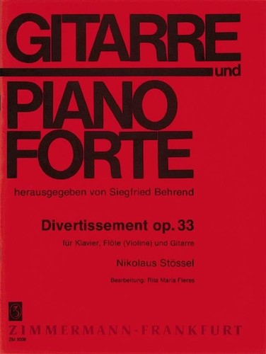 Divertissement 33 piano - divertissement, op.