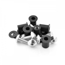 Suzuki GSX-R750 L1-L7 11-20 Aluminium Screen Bolt Kit Silver