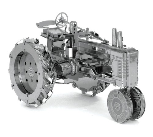 Metal model farm tractor laser - metal,
