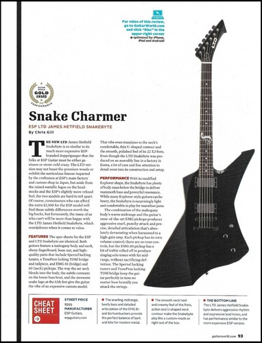Esp ltd james hetfield - esp,