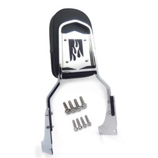 Flame Backrest Sissy Bar w/