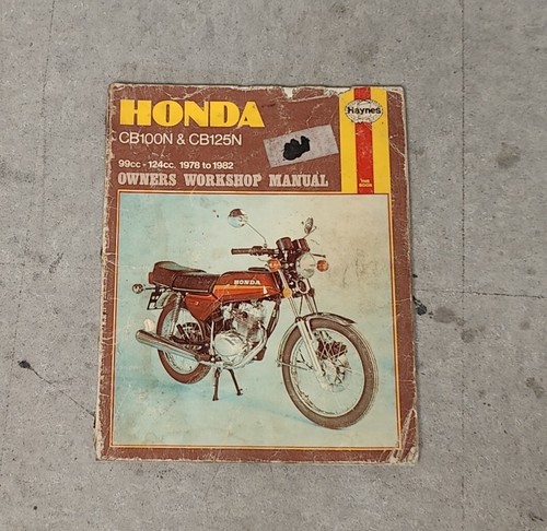 Haynes honda cb100n cb125n - honda,