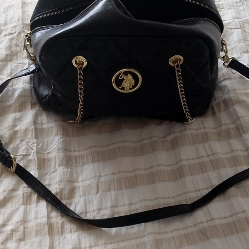 Polo assn black quilted - us,