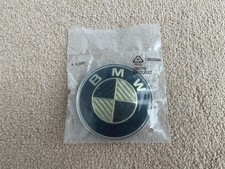 BMW Bonnet Badge Carbon Effect