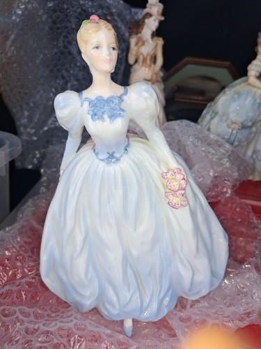 Coalport lily figurine - coalport,