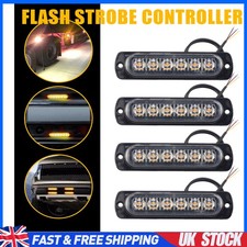 4x 6 LED Amber Recovery Strobe