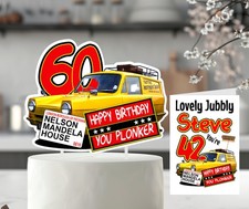 ONLY FOOLS & HORSES Birthday Card or Cake Topper PERSONALISED DELBOY