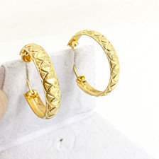 22ct Gold Hoop Earrings