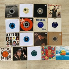 Job Lot 17 x 7" Single Vinyl Records Mixed Genres G to VG+