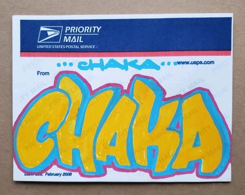 Chaka blue top graffiti - top, street