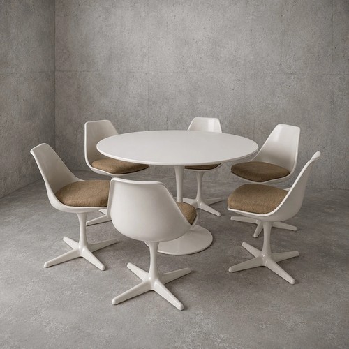 Mid century space age tulip - space,