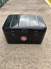 Vintage Retro Classic Rear Top Back Box Helmet Craven Rickman Rack Motorcycle